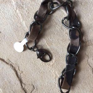 Camo Bracelet - Chain  & Cloth- NWOT